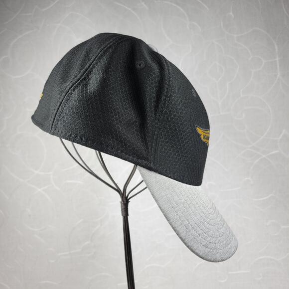 Indianapolis Motor Speedway Hat M/L Black Gray Two Tone Winged Wheel New Era - Picture 5 of 11